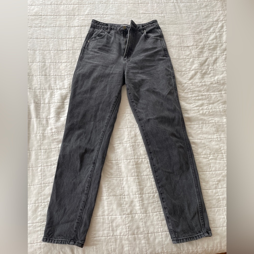 ROLLA'S Classic Straight Black Denim Jeans